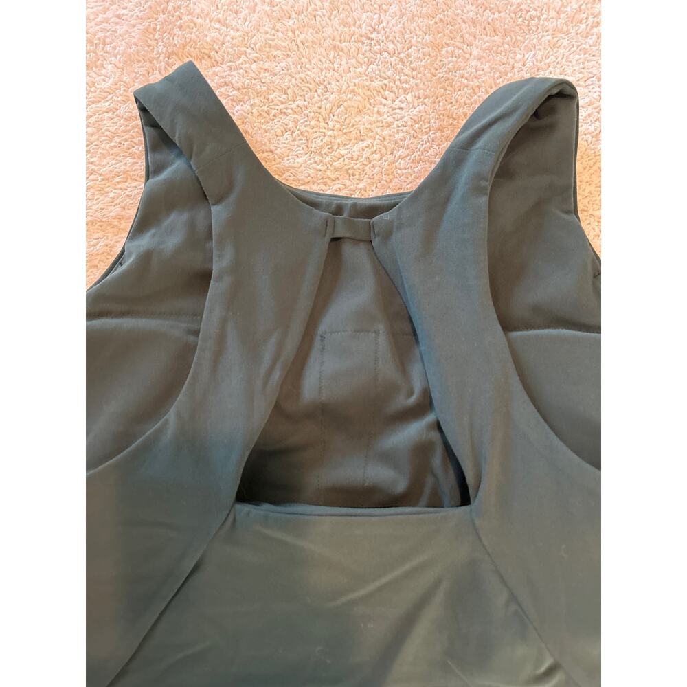 Athleta Conscious Crop Serene 3X Green Abstract Print NEW Tank D-DD Built in Bra - Picture 7 of 10
